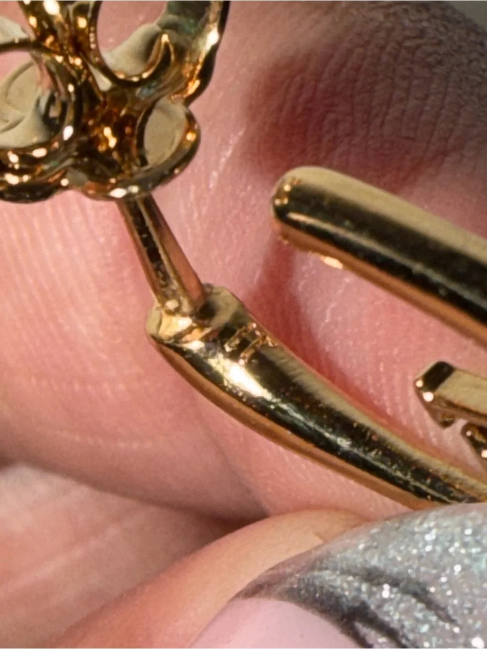 Louis Vuitton Fall in Love Heart Hoop Earrings- LIKE NEW CONDITION